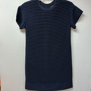 J Crew Chiffon Shift Dress Women’s Navy Size 2